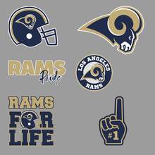 La squadra di football americano professionale dei Los Angeles Rams, la National Football League (NFL), per i fan, i quaderni dei veicoli, ecc 2