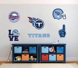 Tennessee Titans professionale squadra di football americano National Football League (NFL) ventola parete veicolo notebook ecc decalcomanie adesivi