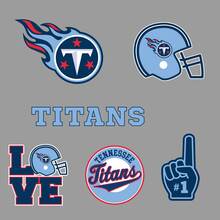 Tennessee Titans professionale squadra di football americano National Football League (NFL) ventola parete veicolo notebook ecc decalcomanie adesivi 2