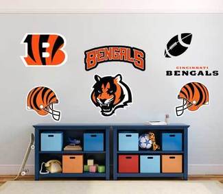 Cincinnati Bengals squadra di football americano professionale della National Football League (NFL) fan wall notebook, ecc. Adesivi per decalcomanie