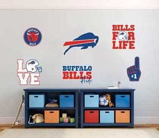 Buffalo Bills squadra di football americano professionale National Football League (NFL) ventola parete veicolo notebook ecc adesivi decalcomanie