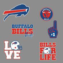 Buffalo Bills squadra di football americano professionale National Football League (NFL) ventola parete veicolo notebook ecc adesivi decalcomanie 2