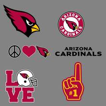 Arizona Cardinals Squadra di football americano National Football League (NFL) Fan Wall Veicolo Notebook ecc. Adesivi per decalcomanie 2