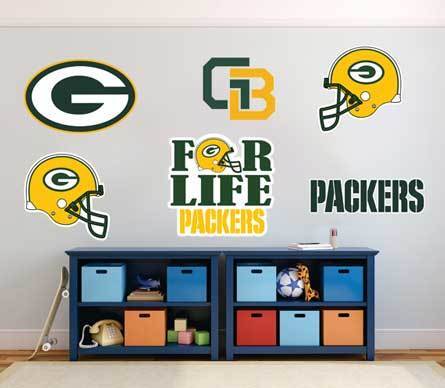 Green Bay Packers squadra di football americano National Football League (NFL) fan parete veicolo notebook ecc decalcomanie adesivi 1