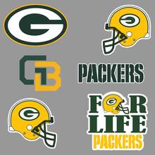 Green Bay Packers squadra di football americano National Football League (NFL) fan parete veicolo notebook ecc decalcomanie adesivi 2