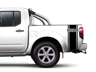 Custom Truck Bed Stripe Decal Set di (2) per Nissan Pickup