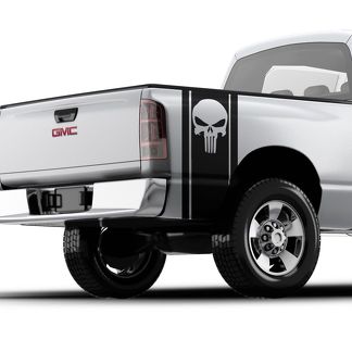 Punisher Skull Pickup Truck Bed Band Adatto a tutti i camion GMC, FORD, RAM, Chevrolet