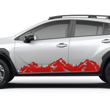Rally Racing Side Rocker Panel Mountains Graphics Decals Universal Adesils Fit Suba Crosstrek
 2
