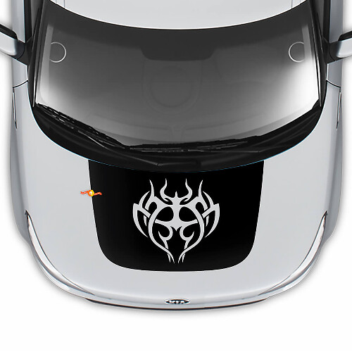 Hood Tribal Decal Wrap Decals Adesile per Kia Soul
