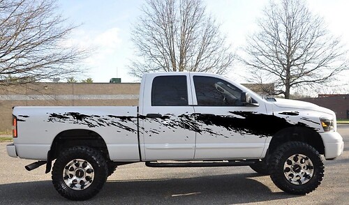 Fango Dirt Splatter Marks Lifted Graphic Decal Sticker Van Truck 4x4 Veicolo SUV