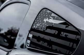 Decalcomania in vinile per bandiere da finestra 1/4 malconcia Ford Mustang 2005