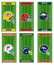 Squadre di football americano National Football League (NFL) Adesivo per gioco Field Cornhole Vinile con LAMINATO 2