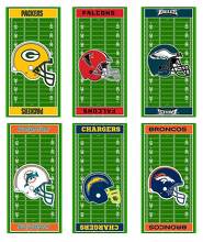 Adesivi in vinile personalizzati per tavolo da cornhole con campo squadra NFL_2