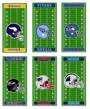 Squadre di football americano National Football League (NFL) Adesivo per gioco Field Cornhole Vinile con LAMINATO 3