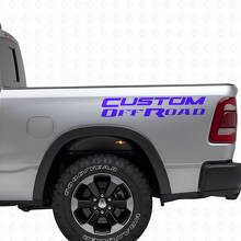 Kit di Adesivi in Vinile Personalizzati per Fianchi Cassone Off Road per Dodge Ram_2