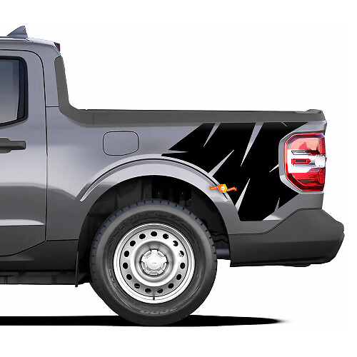 Adesivi in Vinile per Fianco Cassone Graffiati per Ford Maverick 2022-In Poi