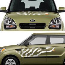Adesivi per decalcomanie con accenti per porte laterali adatti a Kia Soul 3
 3