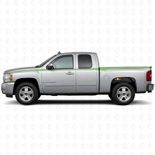 Kit Adesivi in Vinile con Strisce Laterali Decorate per Chevy Silverado 2006-2013_3