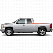 Kit Adesivi in Vinile con Strisce Laterali Decorate per Chevy Silverado 2006-2013_4
