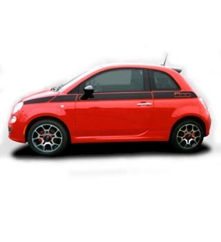 Kit strisce grafiche Fiat 500 SE5 2011-2016