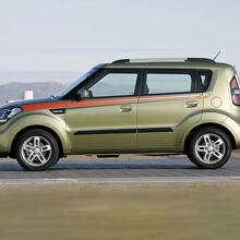 Adesivi per decalcomanie con accenti per porte laterali adatti a Kia Soul 2
 2
