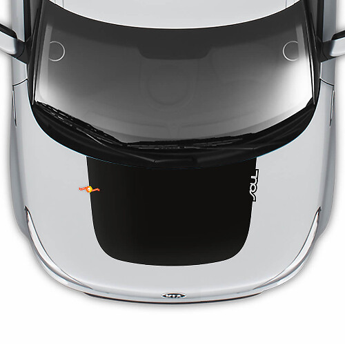 Decalcomanie per adesivi avvolgenti per cofano Grafica in vinile per Kia Soul
