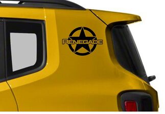 2PCS Vinyl Door Decal Sticker grafica laterale per Jeep Renegade Set S8