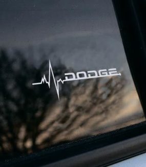 Dodge è nella grafica delle decalcomanie degli adesivi per finestre di My Blood