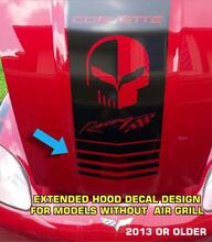 Strisce adesive per cofano Chevy Corvette C4 C5 C6 C ZO6 ZR1 per modello anno 2013 e precedenti
 2