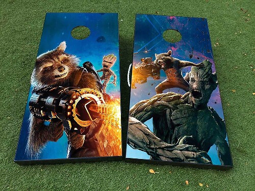 Set di Adesivi in Vinile per Tavola Cornhole dei Guardiani della Galassia