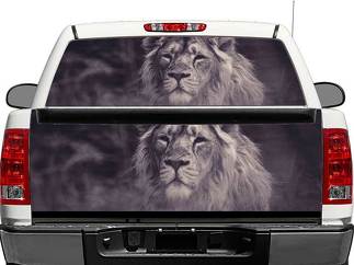 BW Lion King Lunotto posteriore O portellone posteriore Decal Sticker Pick-up Truck SUV Car