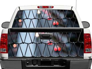 Fence City Lunotto posteriore O portellone posteriore Decal Sticker Pick-up Truck SUV Car