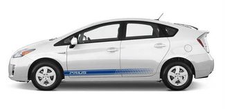 Kit grafiche e decalcomanie in vinile per strisce porta pannello inferiore Toyota Prius 2013 - 2020 - Prius Stripes