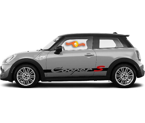 Kit Adesivi Strisce Laterali Cooper S in Vinile per MINI 2001-2016