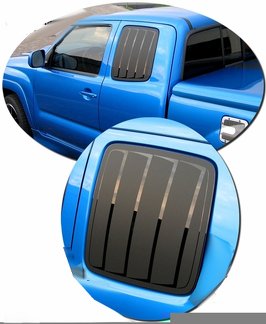 2005-2011 Toyota Tacoma Kit di decalcomanie per feritoie per finestre simulate 1