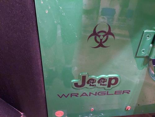 Jeep Rubicon Wrangler Zombie Outbreak Response Team Decalcomanie Wrangler