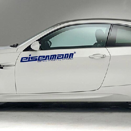 Adesivo decalcomanie sponsor racing Eisenmann 1
