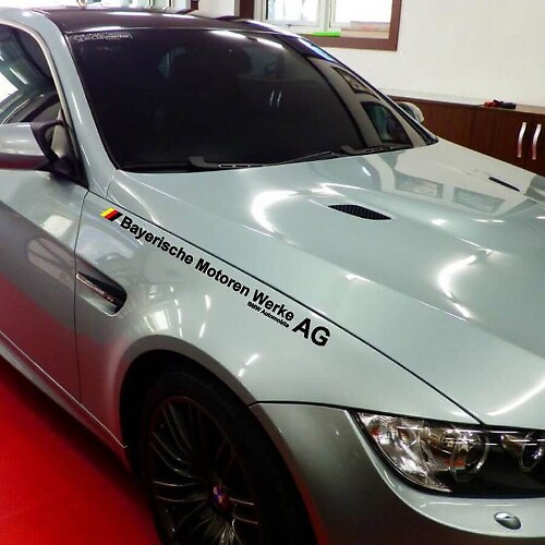 Adesivo in Vinile Stile Tedesco Bayerische Motoren Werke AG per BMW