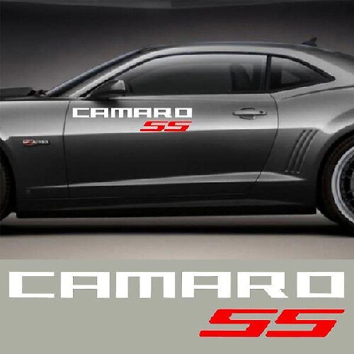 Adesivo Vinile Laterale con Logo SS per Chevrolet Camaro