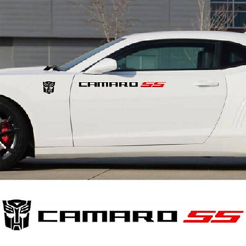 Adesivo Vinile Laterale in Stile Transformers Per Chevrolet Camaro