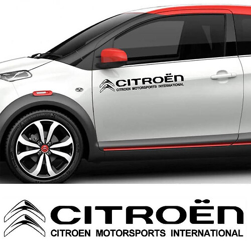 Set di Adesivi Laterali Internazionali per Motorsport Citroen per Citroen