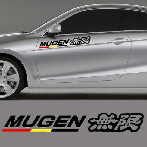 Adesivo decalcomania Honda Mugen