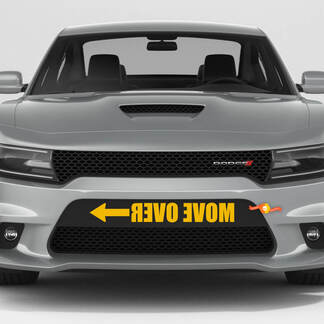 Adesivo decalcomania Dodge Charger Daytona MOVE OVER
