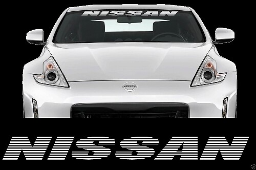 Adesivo in Vinile a Striscia Tipo Strobo per Parabrezza per Auto Nissan