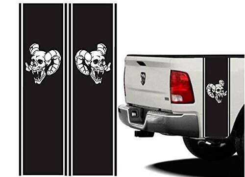Camion Bed o Car Stripe per Dodge Hemi turbo Ram adesivo decalcomania teschio decalcomania avvolgere