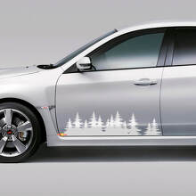 Set di Adesivi in Vinile per Porta Laterale Forest per Subaru WRX STI e Forester_2