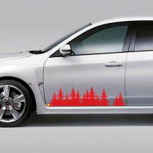 Set di Adesivi in Vinile per Porta Laterale Forest per Subaru WRX STI e Forester_3