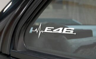 La BMW E46 è nella grafica delle decalcomanie per gli adesivi per finestrini del mio Blood
