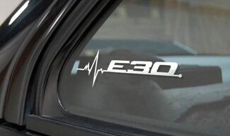 La BMW E30 è nella grafica delle decalcomanie per gli adesivi per finestrini del mio Blood
