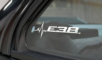 La BMW E38 è nella grafica delle decalcomanie per gli adesivi per finestrini del mio Blood
